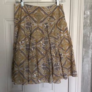 INC lined yellow and gray skirt. Super cute ❤️❤️